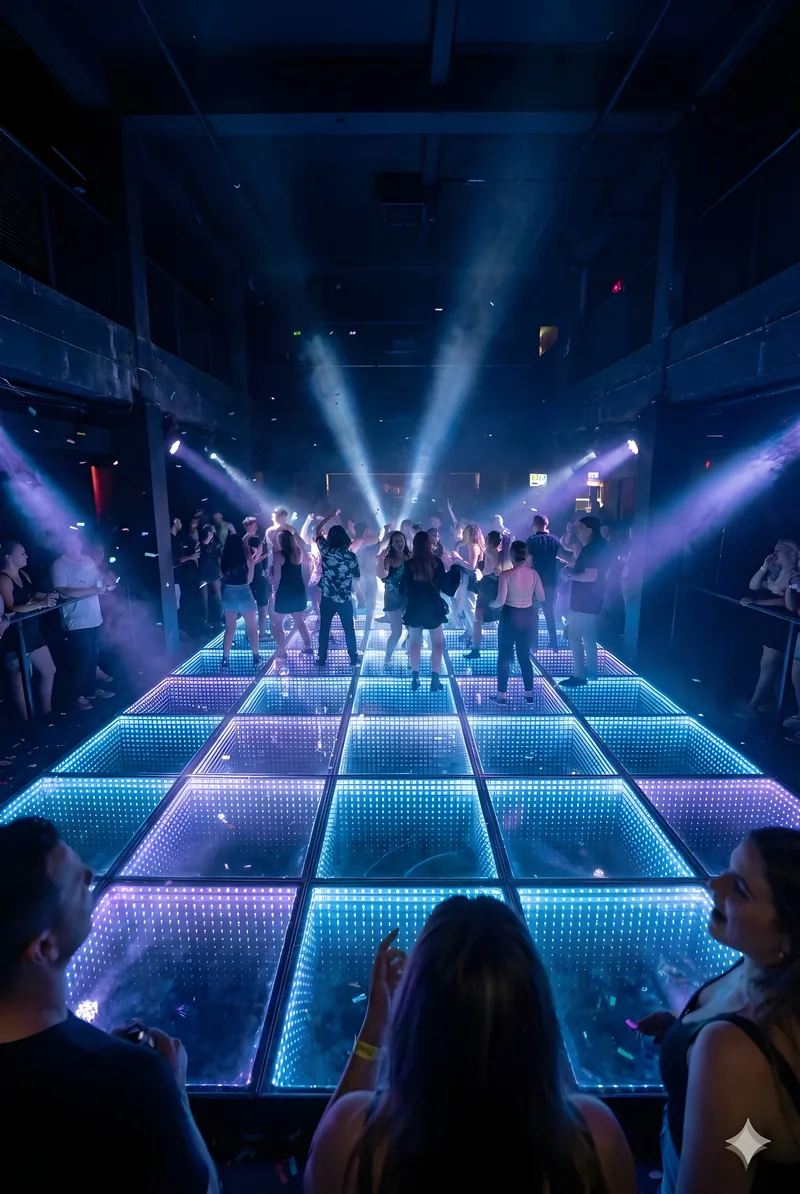 Klubový LED parket